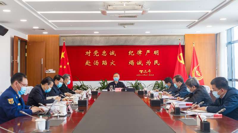 干逼com黄明在应急管理部党委会上强调 着力加强党委班子自...